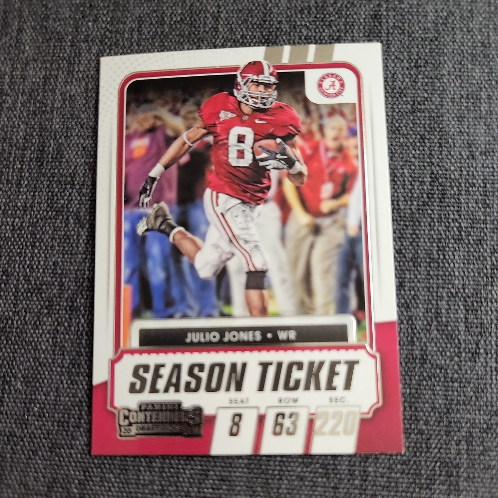 2021 Panini - Contenders Season Ticket Julio Jones draft pick card # 41